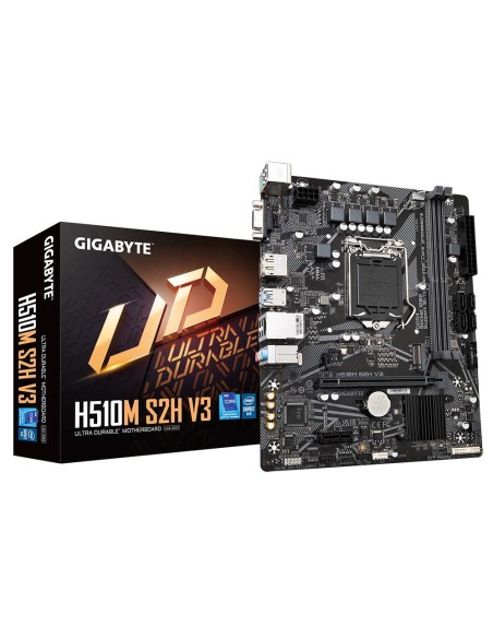 H510MS2HV3 Mainboard|GIGABYTE|Intel H470 Express|LGA1200|Micro-ATX|Memory DDR4|Memory slots 2|1xPCI-Express 3.0 1x|1xPCI-Express