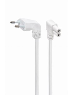 PC-184L-VDE-2.5M-W CABLE POWER EU 2.5M ANGLED/PC-184L-VDE-2.5M-W GEMBIRD iš UAB SINTAS