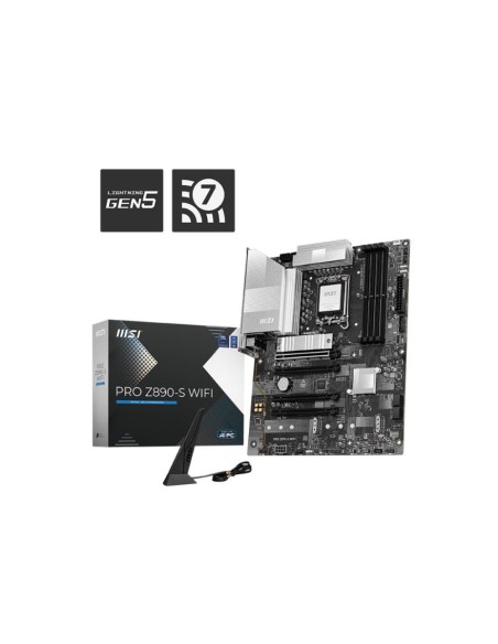 PROZ890-SWIFI Mainboard|MSI|Intel Z890|LGA1851|ATX|Memory DDR5|Memory slots 4|1xPCI-Express 3.0 1x|2xPCI-Express 4.0 4x |1xPCI-E