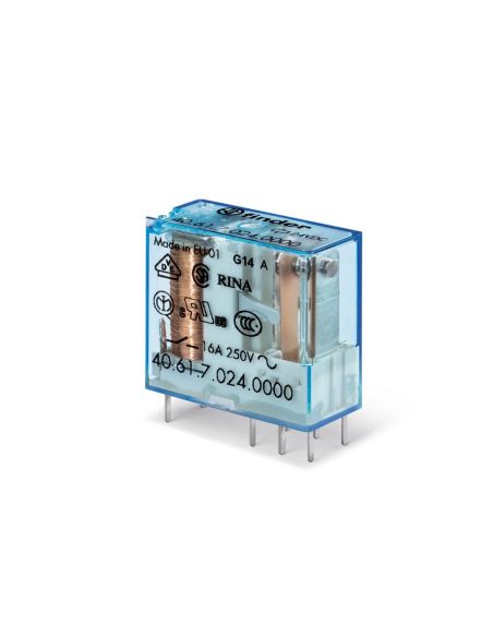 FINDER405280240000 Relė 2 grupės 40 serijos Finder 405280240000 (24VAC, 8A) iš UAB SINTAS