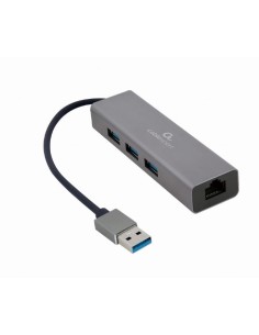 A-AMU3-LAN-01 I/O ADAPTER USB3 TO LAN RJ45/3xUSB3 A-AMU3-LAN-01 GEMBIRD iš UAB SINTAS