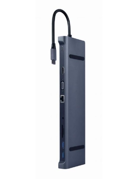 A-CM-COMBO10-01 I/O ADAPTER USB-C TO HDMI/USB3/10IN1 A-CM-COMBO10-01 GEMBIRD iš UAB SINTAS