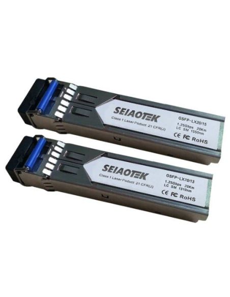 OPTSFPGSFPLX40/13 Integruojamas keitiklis SFP BiDi GSFP-LX40/13 (1.25Gbps, Single-mode, TX1310nm, LC, 40km) iš UAB SINTAS