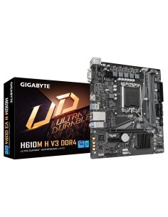 H610M H V3 DDR4 Mainboard|GIGABYTE|Intel H610|LGA1700|Micro-ATX|Memory DDR4|Memory slots 2|1xPCI-Express 3.0 1x|1xPCI-Express 4.