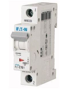 022410 Automatas 1P 16A C 10kA PL7-C16/1 - EATON iš UAB SINTAS