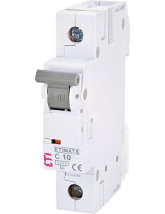059807 Automatas 1P 10A C 6kA ETIMAT 6 1p C10 - ETI iš UAB SINTAS