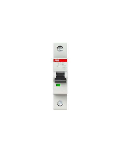 028342 Automatas 1P 40A C 6kA S201-C40 - ABB iš UAB SINTAS