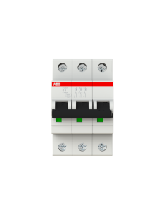 028345 Automatas 3P 6A C 6kA S203-C06 - ABB iš UAB SINTAS