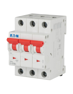 022414 Automatas 3P 10A C 10kA PL7-C10/3 - EATON iš UAB SINTAS