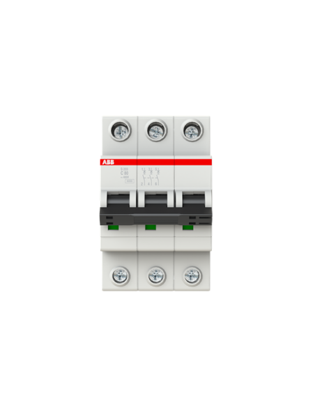 105142 Automatas 3P 80A C 6kA S203-C80 - ABB iš UAB SINTAS