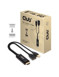 CAC-1331 I/O ADAPTER HDMI TO DP/ACTIVE M/F CAC-1331 CLUB3D iš UAB SINTAS