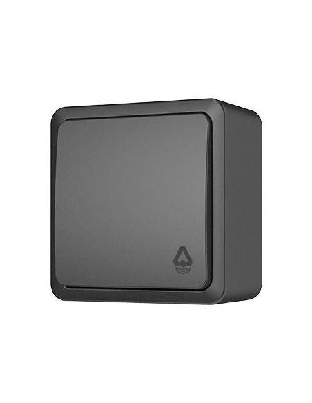 VILMP110012SLVANT 1 kl. mygtukas Vilma P110-012 SL+V (antracitas) iš UAB SINTAS