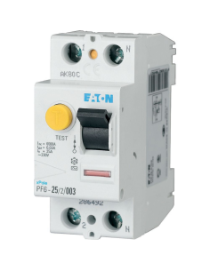 029880 Relė srovės nuotėkio RCCB 2P 25A 30mA AC-tipas PF6-25/2/003 - EATON iš UAB SINTAS