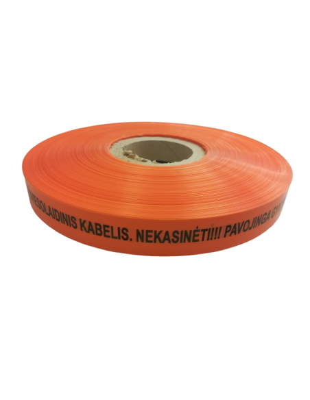 SIGNSVIESOLADKAB400M Signalinė juosta "Šviesolaidinio kabelis" 0.5mm x 300mm (400m) iš UAB SINTAS