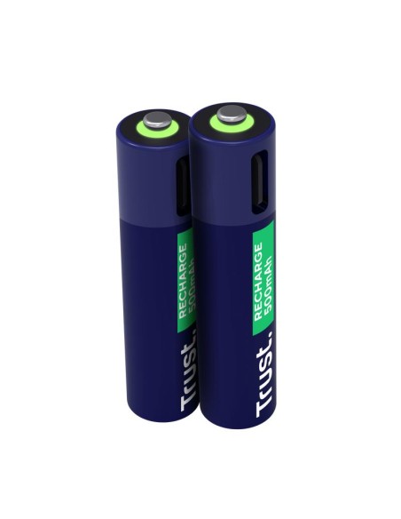 25585 BATTERY RECH. LI-ION AAA 1.5V/500MAH USB-C 2PACK 25585 TRUST iš UAB SINTAS