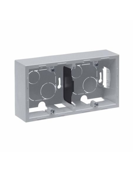 L721395 Virštinkinė dėžutė SUNO Legrand 721395 (2 mod., aliuminis) iš UAB SINTAS