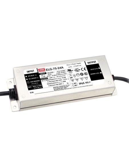 MWELG7524A3Y Impulsinis maitinimo šaltinis LED Mean well ELG-75-24A-3Y (24V, 75W, 3.15, IP65) iš UAB SINTAS