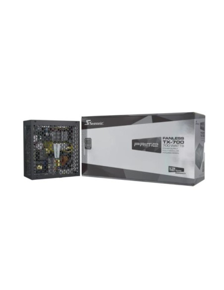 PRIME-TX-700 Power Supply|SEASONIC|PRIME FANLESS TX|700 Watts|Efficiency 80 PLUS TITANIUM|MTBF 100000 hours|PRIME-TX-700 iš UAB 