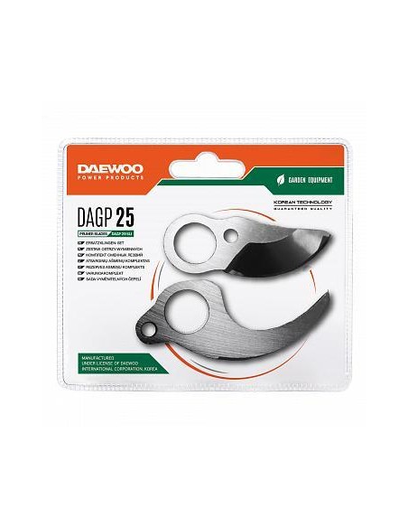 DAGP 25 PRUNER ACC REPLACEMENT BLADES/SET /2516LI DAGP 25 DAEWOO iš UAB SINTAS