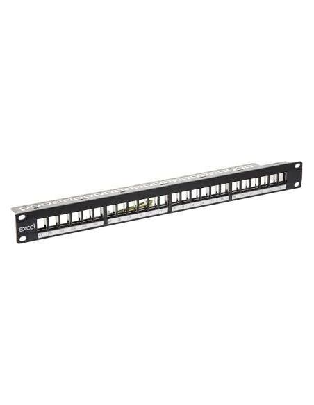 TKP1U24PEXCELBE100755 Komutacinė panelė 19'' 1U, EXCEL 100-755 (24 prievadų) iš UAB SINTAS