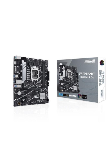 PRIMEB760M-KD4 Mainboard|ASUS|Intel B760 Express|LGA1700|Micro-ATX|Memory DDR4|Memory slots 2|2xPCI-Express 4.0 1x|1xPCI-Express