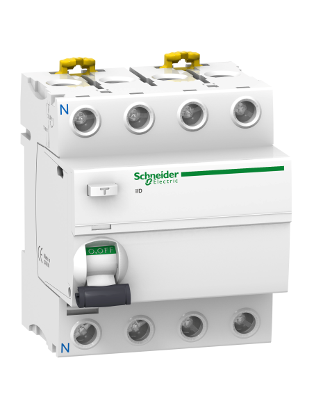 010284 Relė srovės nuotėkio RCCB 4P 25A 30mA AC-tipas iID Acti9 - SCHNEIDER ELECTRIC iš UAB SINTAS