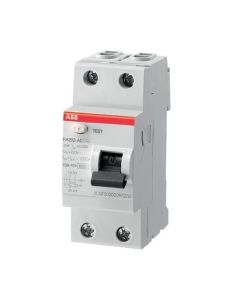 031321 Relė srovės nuotėkio RCCB 2P 40A 30mA AC-tipas FH202AC-40/0.03 - ABB iš UAB SINTAS