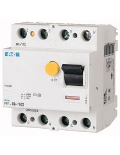 029884 Relė srovės nuotėkio RCCB 4P 63A 30mA AC-tipas PF6-63/4/003 - EATON iš UAB SINTAS