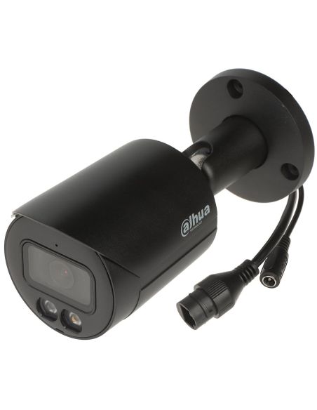 DAHIPCHFW2849SSIL28J Dahua Bullet IPC-HFW2849S-S-IL-0280B-BLACK F2.8 (Juoda, 8MP 4K UHD, ~104°, IR+balta šviesa 30m, IP67) iš UA