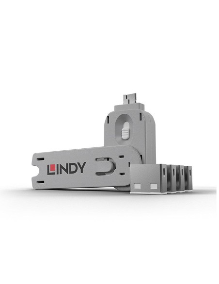 40454 USB PORT BLOCKER 4PACK/WHITE 40454 LINDY iš UAB SINTAS