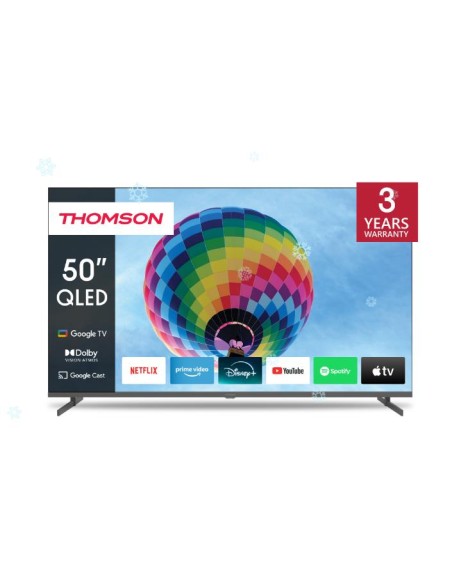 50QG4S14 TV Set|THOMSON|50"|4K/Smart|QLED|3840x2160|Wireless LAN|Bluetooth|Google TV|Black|50QG4S14 iš UAB SINTAS