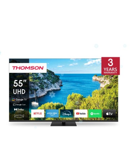 55UG5C14 TV Set|THOMSON|55"|4K/Smart|3840x2160|Wireless LAN|Bluetooth|Google TV|Black|55UG5C14 iš UAB SINTAS