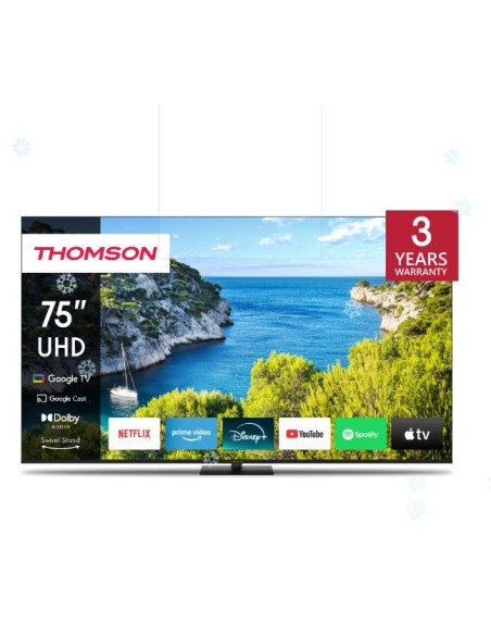 75UG5C14 TV Set|THOMSON|75"|4K/Smart|3840x2160|Wireless LAN|Bluetooth|Google TV|Black|75UG5C14 iš UAB SINTAS