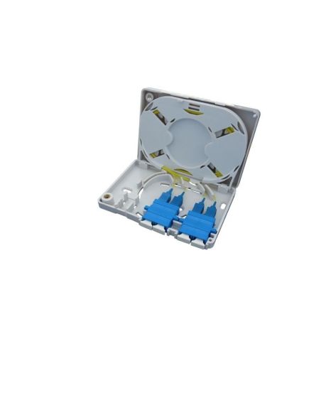KOABTH002FTTH Optinė komutacinė sieninė dėžutė TH-002 (iki 4 skaidulų, abonentinė, 120x86x25mm) iš UAB SINTAS