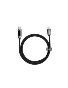 CATSK-B01 Kabelis USB C - USB C BASEUS CATSK-B01 (1.0m, 100W, su galios indikacija, juodas) iš UAB SINTAS