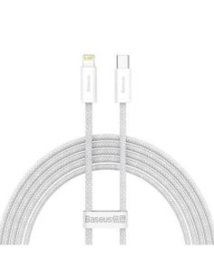 CALD000102 Kabelis USB C - Lightning BASEUS CALD000102 (2.0m, 20W, baltas, pintas) iš UAB SINTAS
