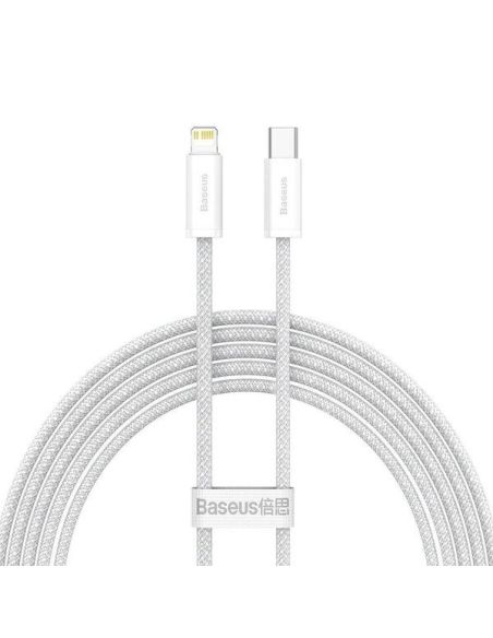 CALD000102 Kabelis USB C - Lightning BASEUS CALD000102 (2.0m, 20W, baltas, pintas) iš UAB SINTAS