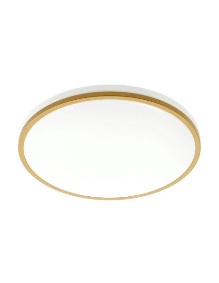 GTVLDTUL24WNW40 Šviestuvas lubinis apvalus auksinis TULA LED (24W, 1680lm, IP44, 4000K) GTV LD-TUL24W-NW-00 iš UAB SINTAS