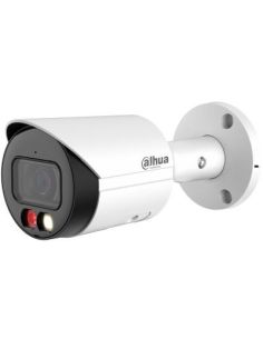 DAHIPCH2449SSIL0280B Dahua Bullet IPC-HFW2449S-S-IL-0280B F2.8 (Balta, 4MP, ~95°, IR+LED 30m, IP67, PoE) iš UAB SINTAS