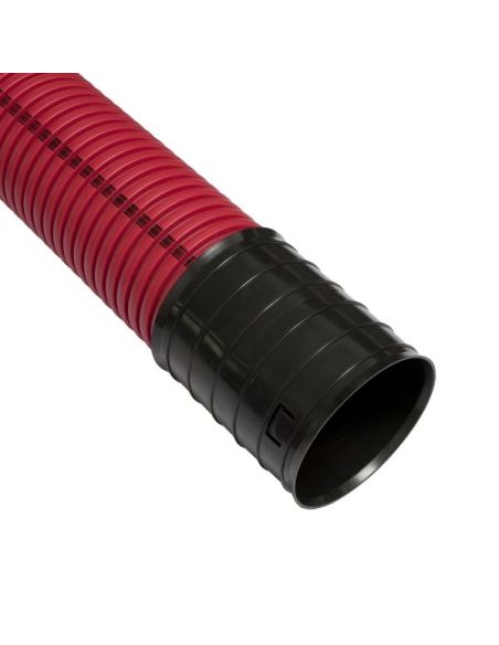 VGOR50RPIPELIFE6M Raudonas gofruotas vamzdis D50 / d42 su viela Pipelife (be halogenų, 750N/5cm, 6m) iš UAB SINTAS