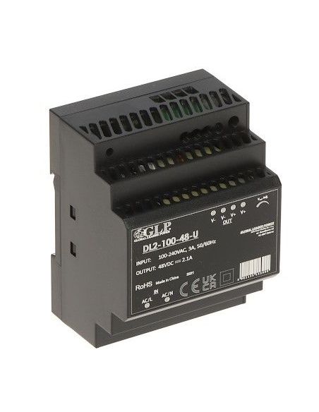 MBDINDL21548U Maitinimo blokas DL2-15-48-U (0,32A/48V, 15.4W, DIN 35mm) iš UAB SINTAS