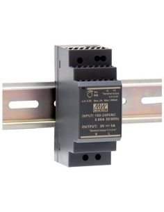 HDR-30-24 Impulsinis maitinimo šaltinis 24V 36W 1.5A, tvirtinamas ant DIN bėgio, MEAN WELL, HDR-30-24 iš UAB SINTAS