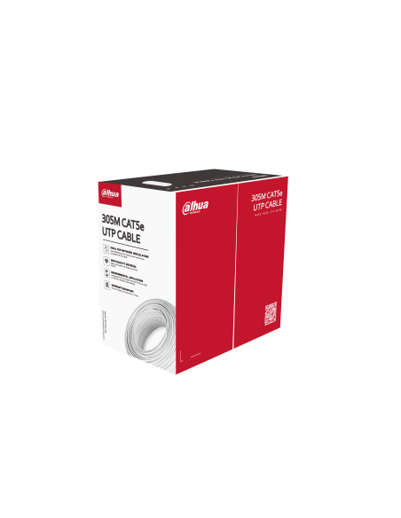 DAHPFM920I5EUN Kabelis ryšio Dahua UTP5e PFM920I-5EUN (Cat5e, HDPE, PoE, PVC, ritė 305m) iš UAB SINTAS