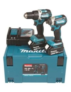 MDLX2189TJ Akumuliatorinių įrankių 18V komplektas (DDF484 + DTD153) 5Ah Makita MDLX2189TJ iš UAB SINTAS