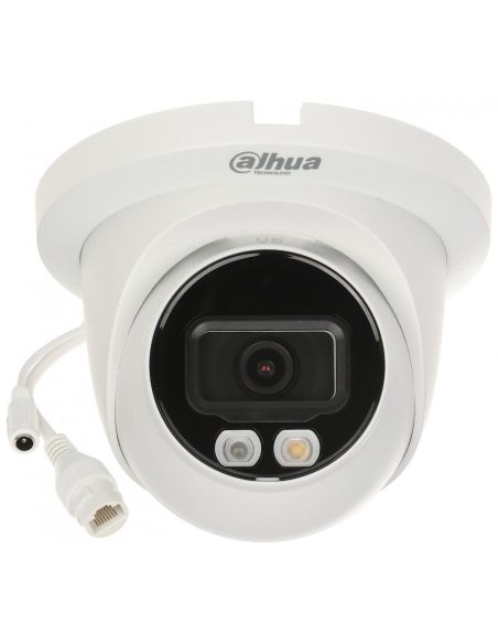 TVKIPHDW2449TMSIL Dahua Dome HDW2449TM-S-IL-0280B F2.8 (Baltas, 4MP, 95°, IR+LED 30m, IP67) iš UAB SINTAS
