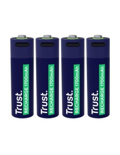 25631 BATTERY RECH. LI-ION AA 1.5V/1700MAH USB-C 4P 25631 TRUST iš UAB SINTAS