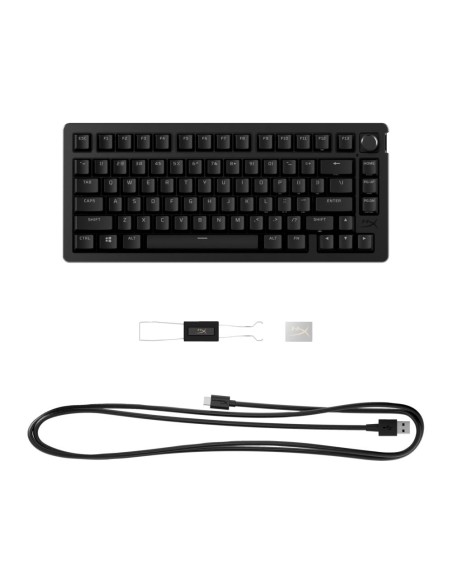 7G7A4AA ABA KEYBOARD ALLOY RISE 75 S BLACK/7G7A4AA ABA HYPERX iš UAB SINTAS