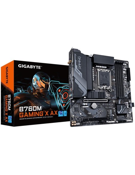 B760MGAMINGXAX1.1 Mainboard|GIGABYTE|Intel B760 Express|LGA1700|Micro-ATX|Memory DDR5|Memory slots 4|1xPCI-Express 4.0 16x|1xM.2