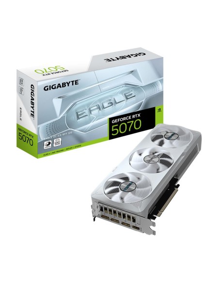 GV-N5070EAGLEOC ICE-12GD Graphics Card|GIGABYTE|NVIDIA GeForce RTX 5070|12 GB|GDDR7|192 bit|PCIE 5.0 16x|GPU 2587 MHz|Triple slo