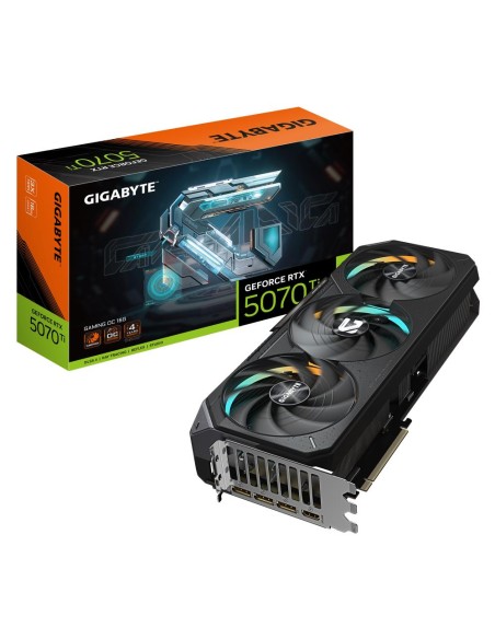 GV-N507TGAMING OC-16GD 1.0 Graphics Card|GIGABYTE|NVIDIA GeForce RTX 5070 Ti|16 GB|GDDR7|256 bit|PCIE 5.0 16x|1xHDMI|3xDisplayPo